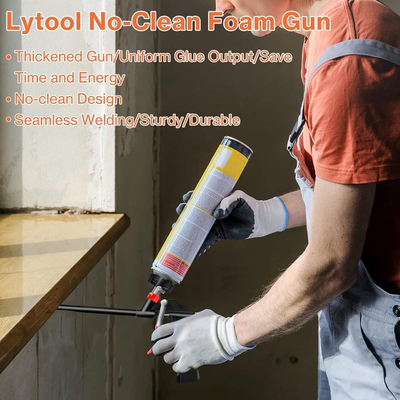 Lytool Foam Gun, Expanding Foam Gun, Professional Foaming Gun Insulation Spray Application Applicator Caulking Gun for Filling, Sealing - Image 4